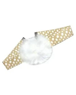 Faux Fur Pom Deer Choker Necklace