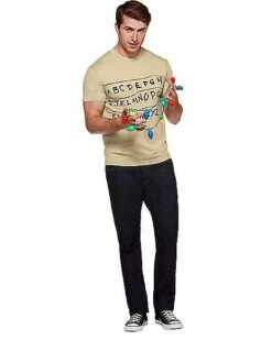 Adult Alphabet Wall T Shirt - Stranger Things -Colin Costume Shop 01381979 e