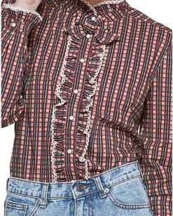 Adult Ruffle Barb Shirt - Stranger Things -Colin Costume Shop 01382225 b