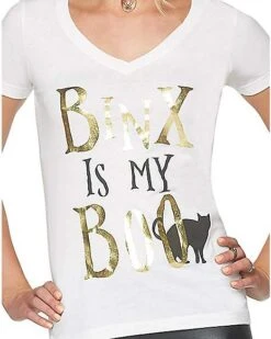 Binx Is My Boo T Shirt - Hocus Pocus 8 Binx Is My Boo T Shirt - Hocus Pocus -Colin Costume Shop 01383769 c
