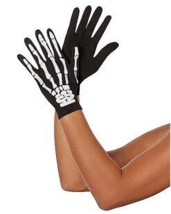 Black Skeleton Gloves