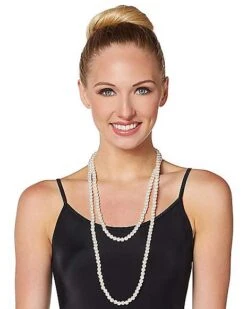Faux Pearl Necklace -Colin Costume Shop 01389675 c