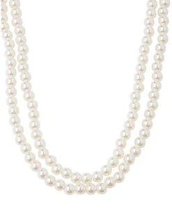 Faux Pearl Necklace -Colin Costume Shop 01389675 e