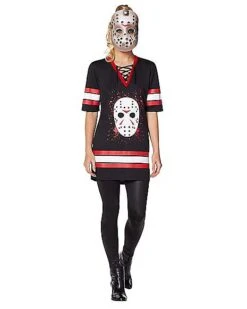 Adult Jason Voorhees Hockey Dress – Friday The 13th -Colin Costume Shop 01392695 d