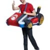 Adult Mario Kart Inflatable Costume - Mario Kart 1 Adult Mario Kart Inflatable Costume - Mario Kart -Colin Costume Shop 01394063 a