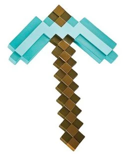 Kids Diamond Pixel Pickaxe - Minecraft