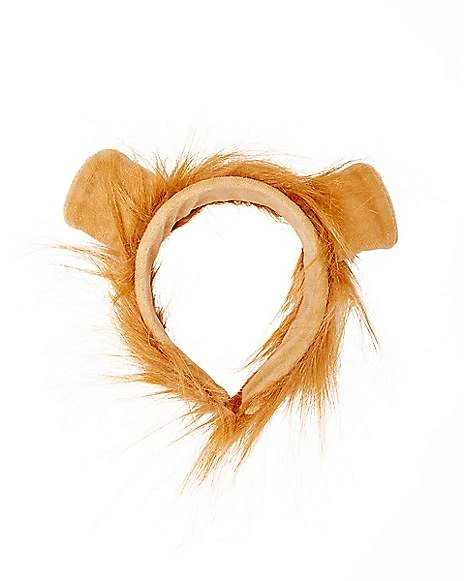 Faux Fur Lion Ear Headband 4 Faux Fur Lion Ear Headband - Image 2