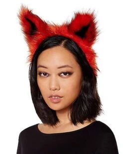 Faux Fur Fox Ear Headband -Colin Costume Shop 01401025 c