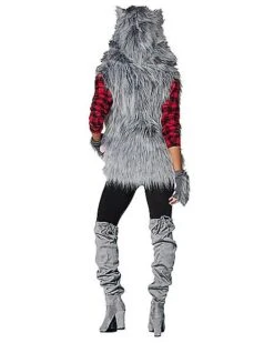 Adult Faux Fur Wolf Vest -Colin Costume Shop 01401173 d