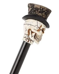 Top Hat Skeleton Staff -Colin Costume Shop 01403518 c