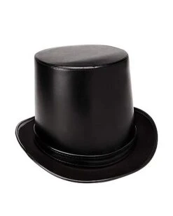 Vampire Faux Leather Top Hat