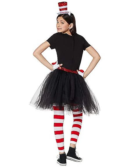 Kids Cat In The Hat Dress Costume - Dr. Seuss 5 Kids Cat In The Hat Dress Costume - Dr. Seuss - Image 3