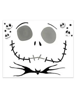 Kids Jack Skellington Face Decal - The Nightmare Before Christmas