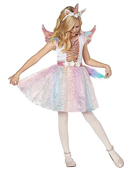 Kids Rosy Unicorn Costume 3 Kids Rosy Unicorn Costume