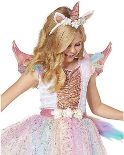 Kids Rosy Unicorn Costume 7 Kids Rosy Unicorn Costume -Colin Costume Shop 01412121 c