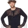 Lace Up Steampunk Shirt -Colin Costume Shop 01412295 a