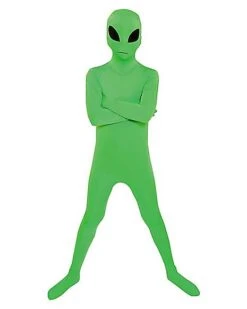 Kids Green Alien Skin Suit Costume -Colin Costume Shop 01414929 d