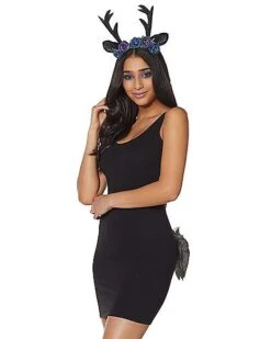 Faux Fur Dark Deer Costume Kit