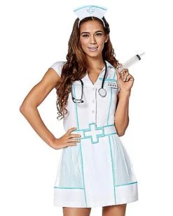 Adult Nurse B. Fierce Costume -Colin Costume Shop 01424811 c