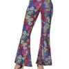 Adult Flower Bell Bottom Pants -Colin Costume Shop 01425362 a
