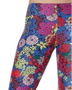 Adult Flower Bell Bottom Pants 7 Adult Flower Bell Bottom Pants -Colin Costume Shop 01425362 c