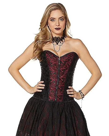 Adult Vampire Lace Corset 3 Adult Vampire Lace Corset