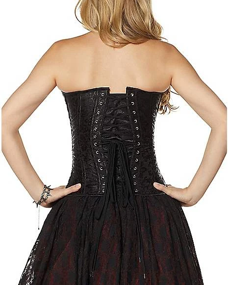 Adult Vampire Lace Corset 4 Adult Vampire Lace Corset - Image 2