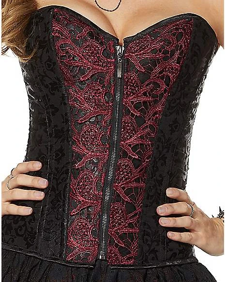 Adult Vampire Lace Corset 6 Adult Vampire Lace Corset - Image 4