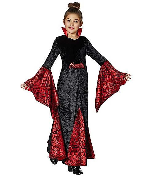 Kids Gothic Vampira Costume 3 Kids Gothic Vampira Costume