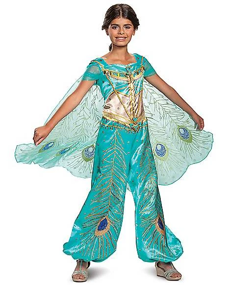 Kids Jasmine Costume - Aladdin Live Action 3 Kids Jasmine Costume - Aladdin Live Action
