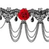 Day Of The Dead Rose Lace Choker Necklace 2 Day Of The Dead Rose Lace Choker Necklace -Colin Costume Shop 01433416 a