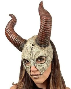 Voodoo Horn Half Mask -Colin Costume Shop 01433622 c