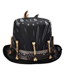 Witch Doctor Top Hat Deluxe -Colin Costume Shop 01433663 c