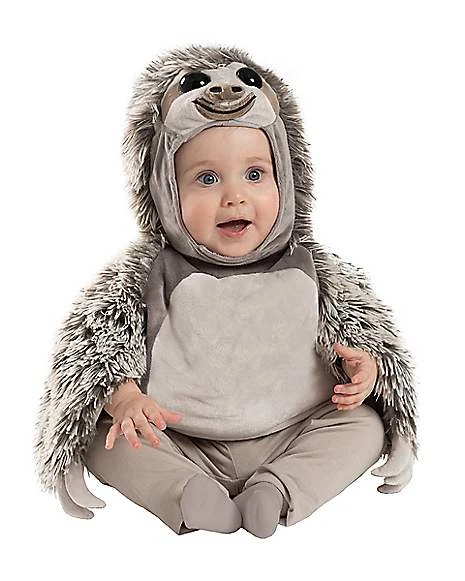 Baby Faux Fur Sloth Costume 3 Baby Faux Fur Sloth Costume