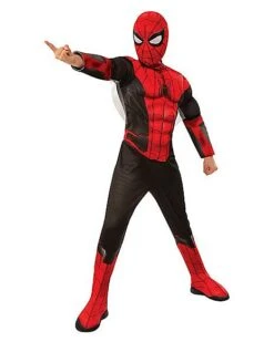 Kids Black And Red Spider-Man Deluxe Costume - Spider-Man: Far From Ho
