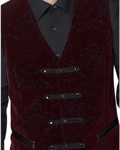 Velvet Victorian Vampire Vest -Colin Costume Shop 01437722 d