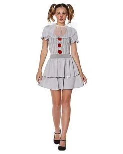 Adult Pennywise Dress Costume - It: Chapter Two -Colin Costume Shop 01442730 c