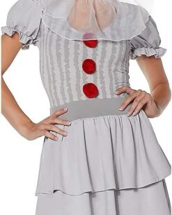 Adult Pennywise Dress Costume - It: Chapter Two -Colin Costume Shop 01442730 d