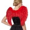Red Feather Devil Wings -Colin Costume Shop 01443753 a