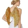 Goldtone Feather-Effect Angel Wings -Colin Costume Shop 01443852 a