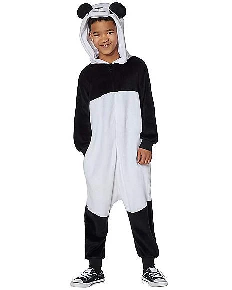 Kids Panda One-Piece Costume 3 Kids Panda One-Piece Costume