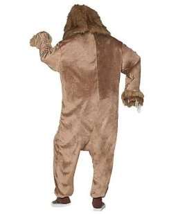 Adult Faux Fur Sloth Union Suit -Colin Costume Shop 01447309 c