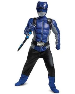 Kids Blue Beast Morphers Ranger Costume - Power Rangers -Colin Costume Shop 01447390 d