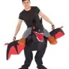 Adult Piggyback Dragon Inflatable Costume -Colin Costume Shop 01449594 a