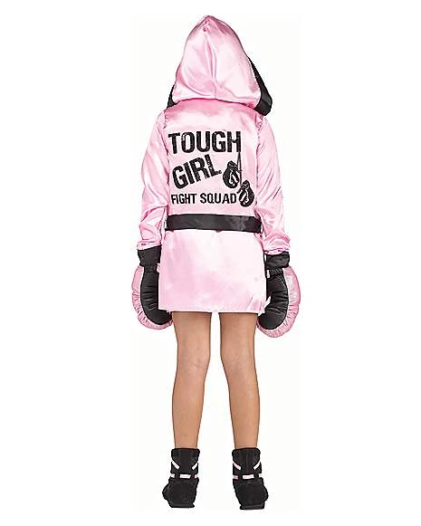 Kids Tough Girl Boxer Costume 4 Kids Tough Girl Boxer Costume - Image 2