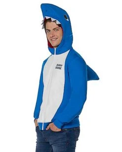 Adult Daddy Shark Costume Hoodie - Baby Shark