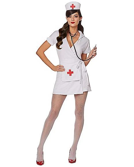 Adult Classic Nurse Costume 4 Adult Classic Nurse Costume - Image 2
