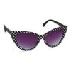 Black And White '50s Polka Dot Sunglasses -Colin Costume Shop 01468792 a