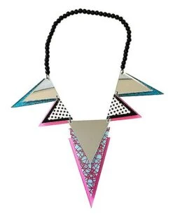 '80s Geometric Necklace