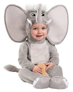 Baby Faux Fur Lil’ Elephant Costume